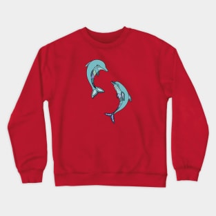 Couple of dolphins Crewneck Sweatshirt